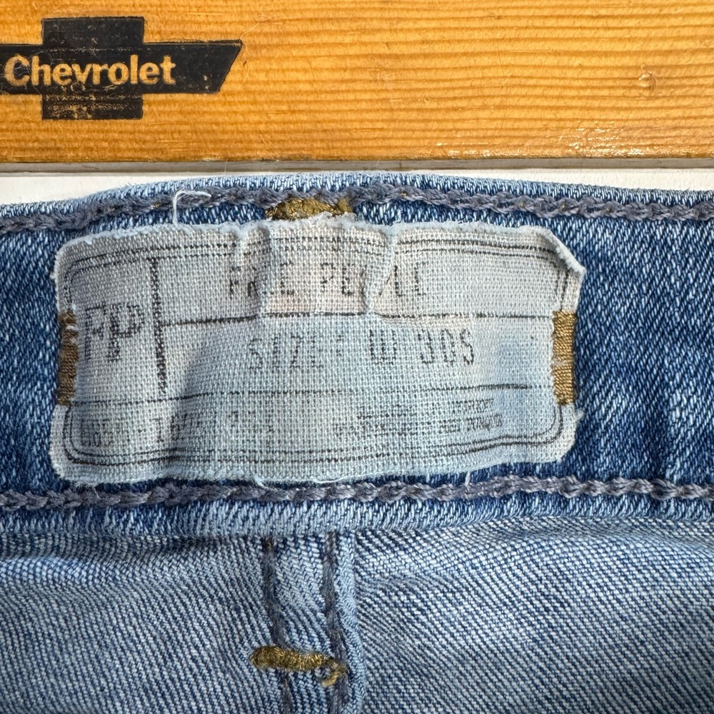 Free People Skinny‎ Jeans Womens Size 30S Short Medium Wash Blue Denim - Picture 4 of 6